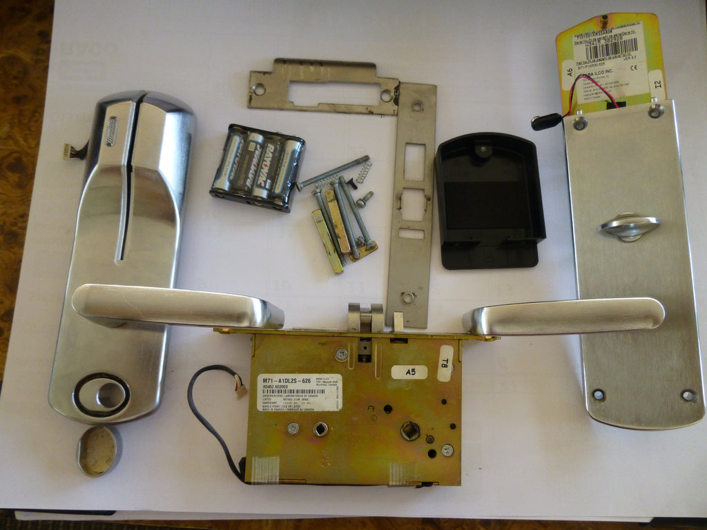 Used Kaba Ilco 710-2 Electronic Hotel Room Lock Satin Chrome – Used ...